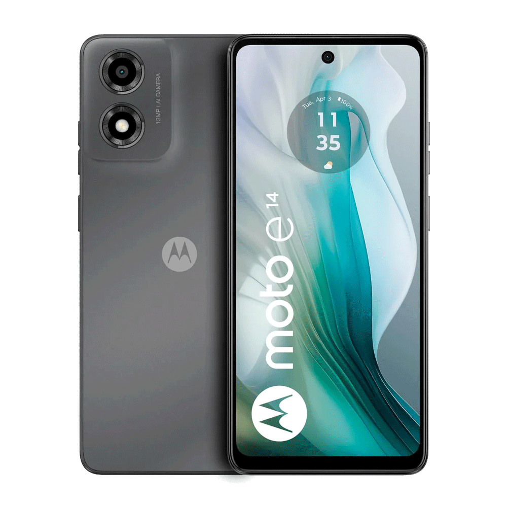 Celular Motorola Moto E14 64GB 4GB RAM Gris