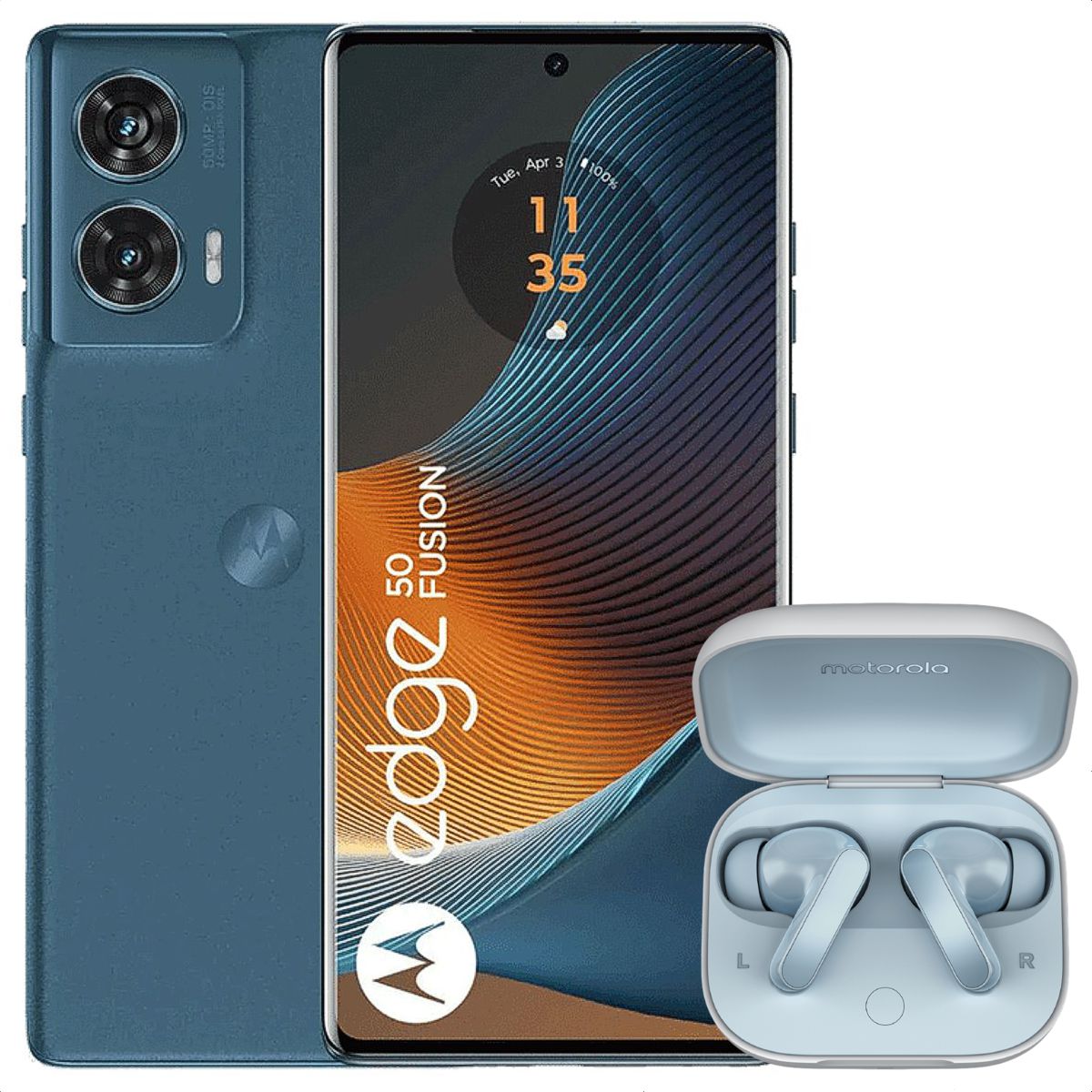 Motorola Edge 50 Fusion 5G 256GB /8GB Verde + Moto Buds