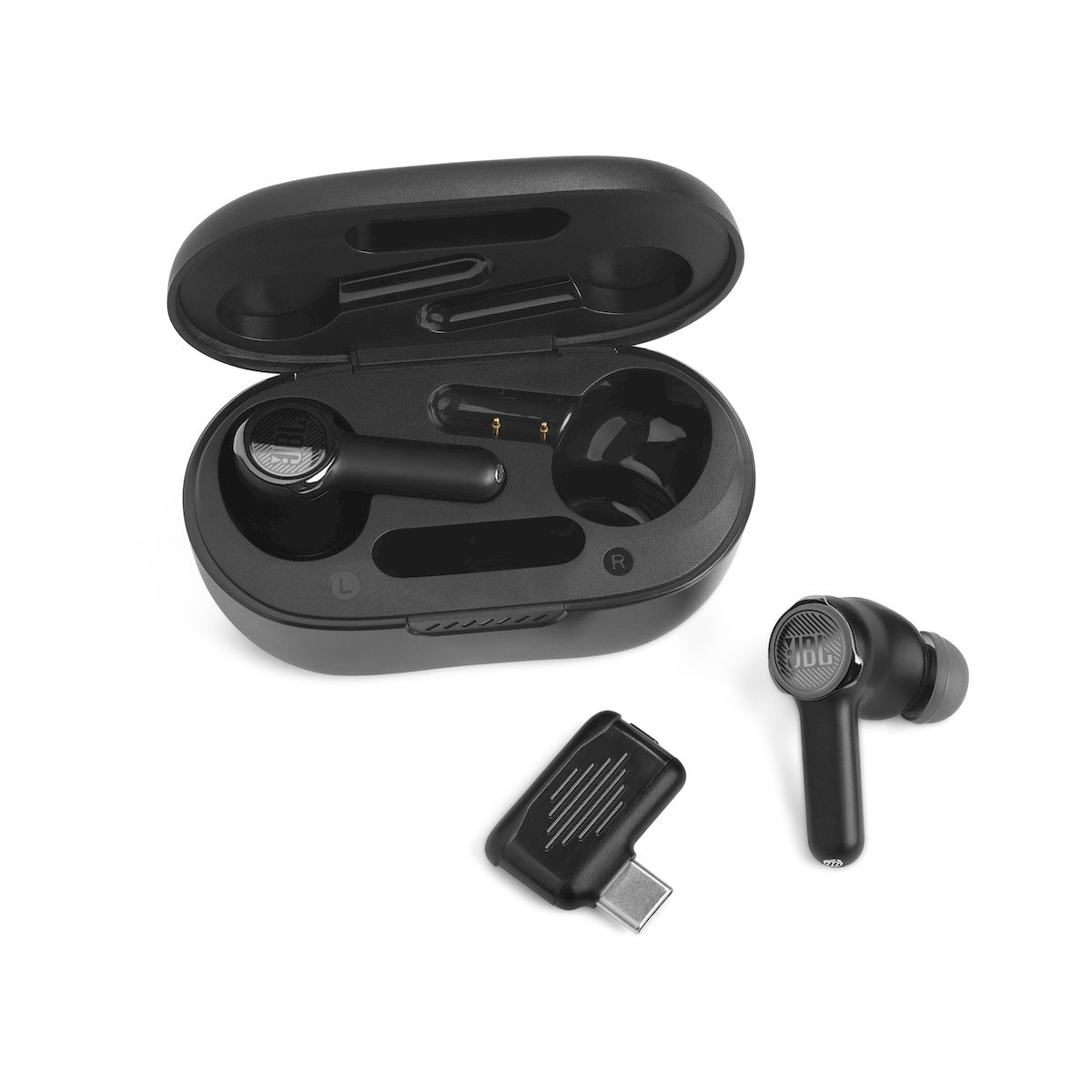 Audifonos Gamer Jbl Quantum Tws Inalambricos Usb Bt Cancelacion ruido - NEGRO