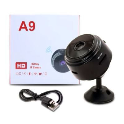 Cámara Mini Espía A9 Wifi Ip Inalámbrica Recargable Full Hd