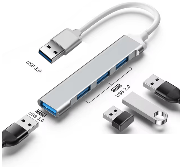 Concentrador HBU 4 Puertos USB 3.0