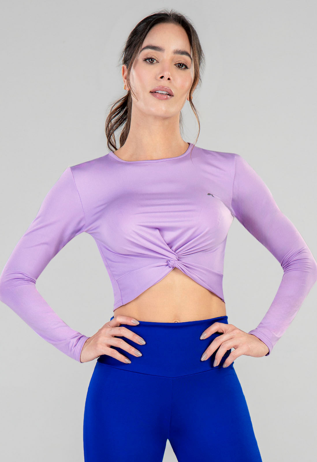 Crop Top Mujer Lila Tech FI 79205