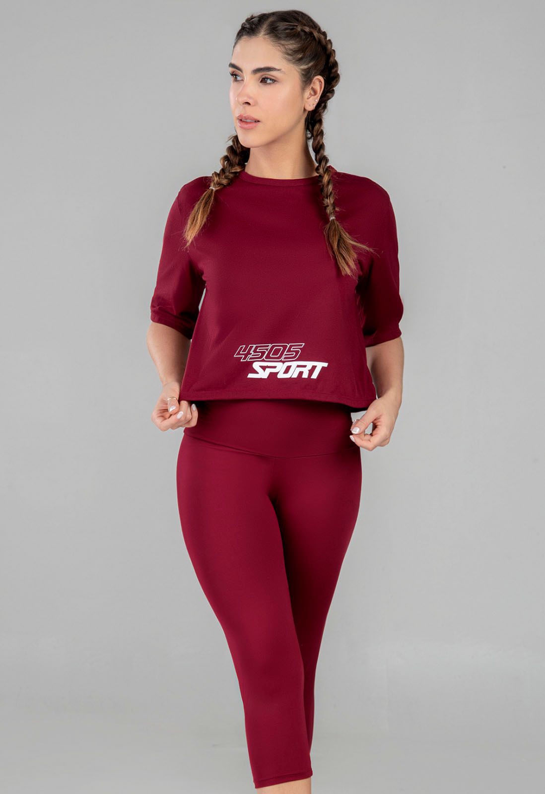 Conjunto Mujer Vino FI 9598