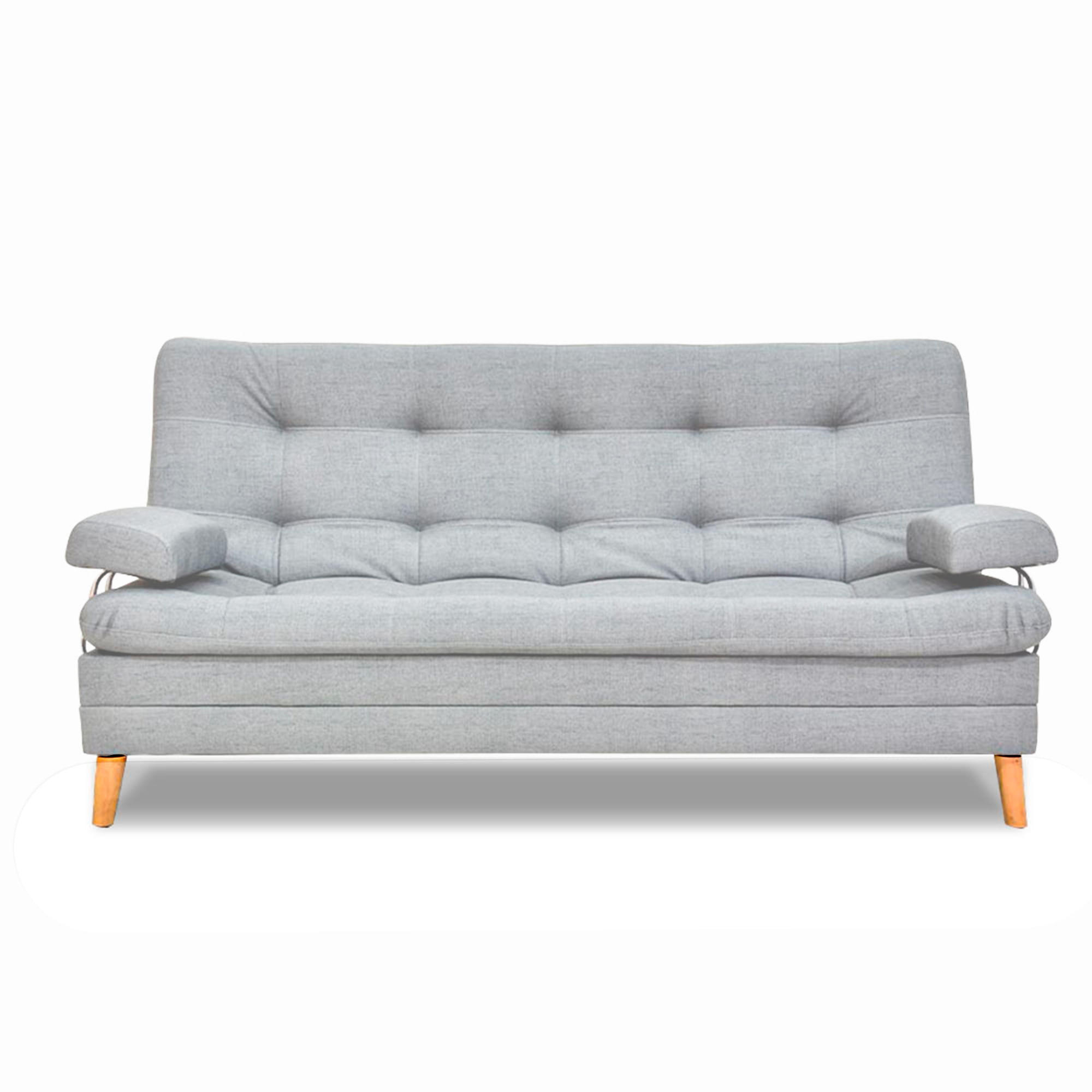 SOFA CAMA COOPER LINO GRIS CLARO