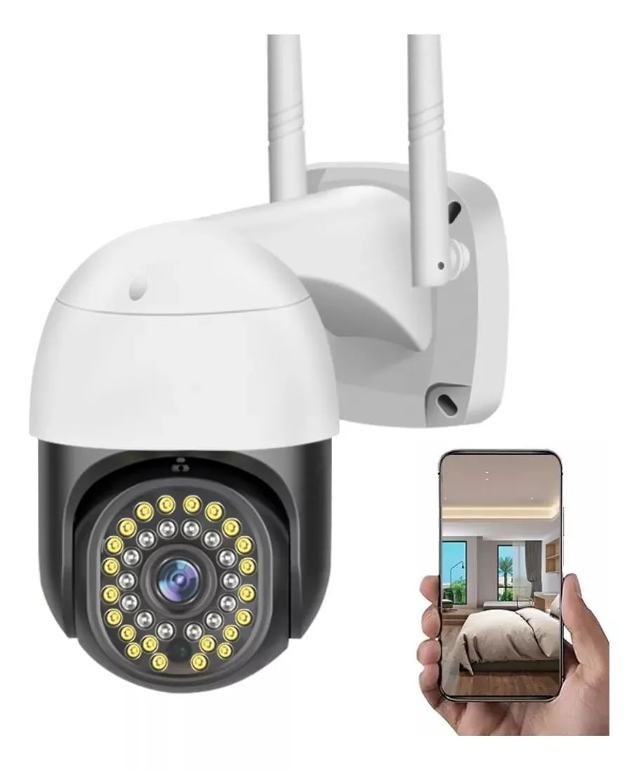 Cámara Seguridad Wifi Exterior Domo Ptz Wifi 1080p Infrarroja