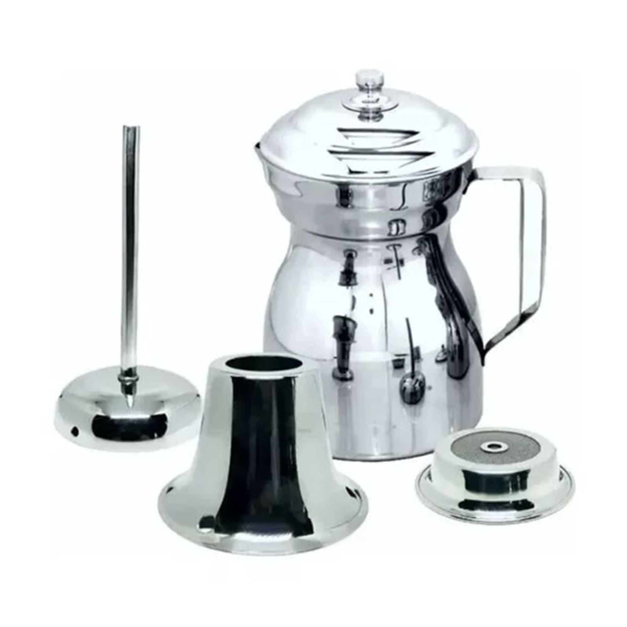 Olleta Chocolatera Cafetera 3 En 1 En Acero Quirúrgico Inoxidable 1 Litro