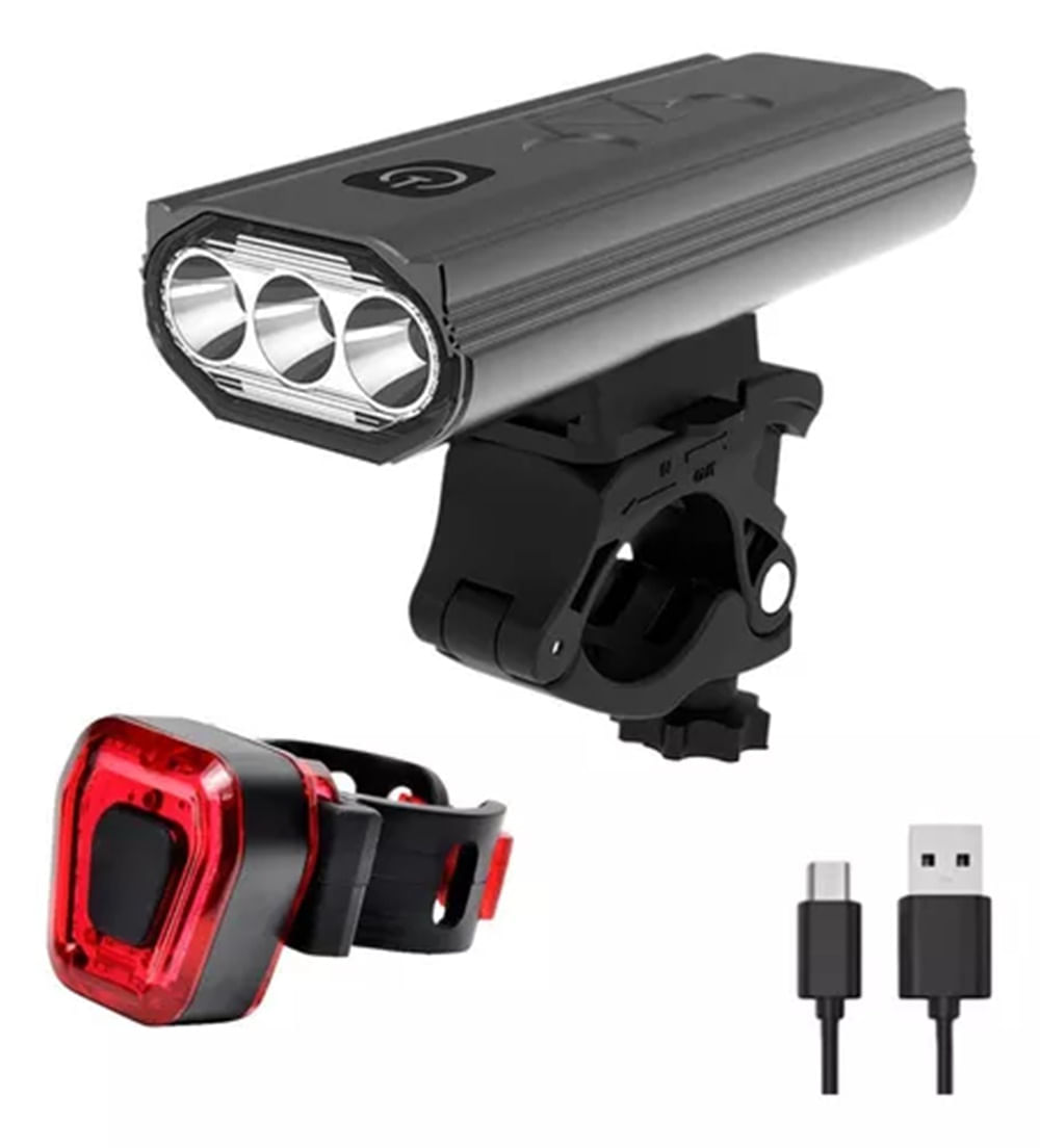 Luz para bicicleta delantera y/o trasera 6 Modos