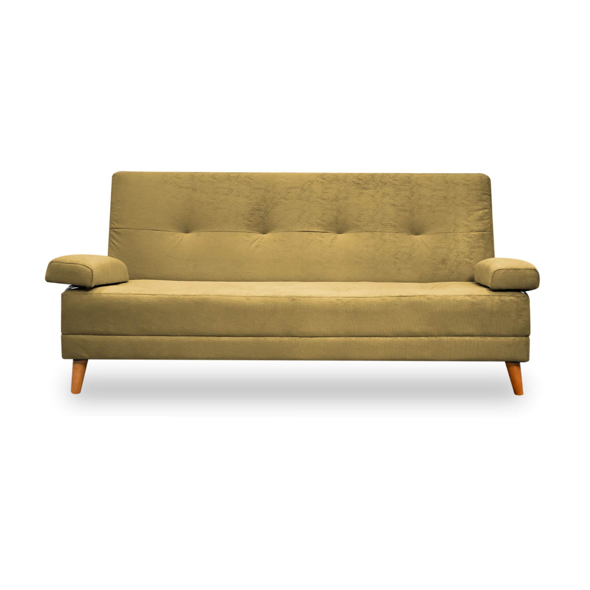 SOFA CAMA FERRATI CON BRAZOS LINO BEIGE