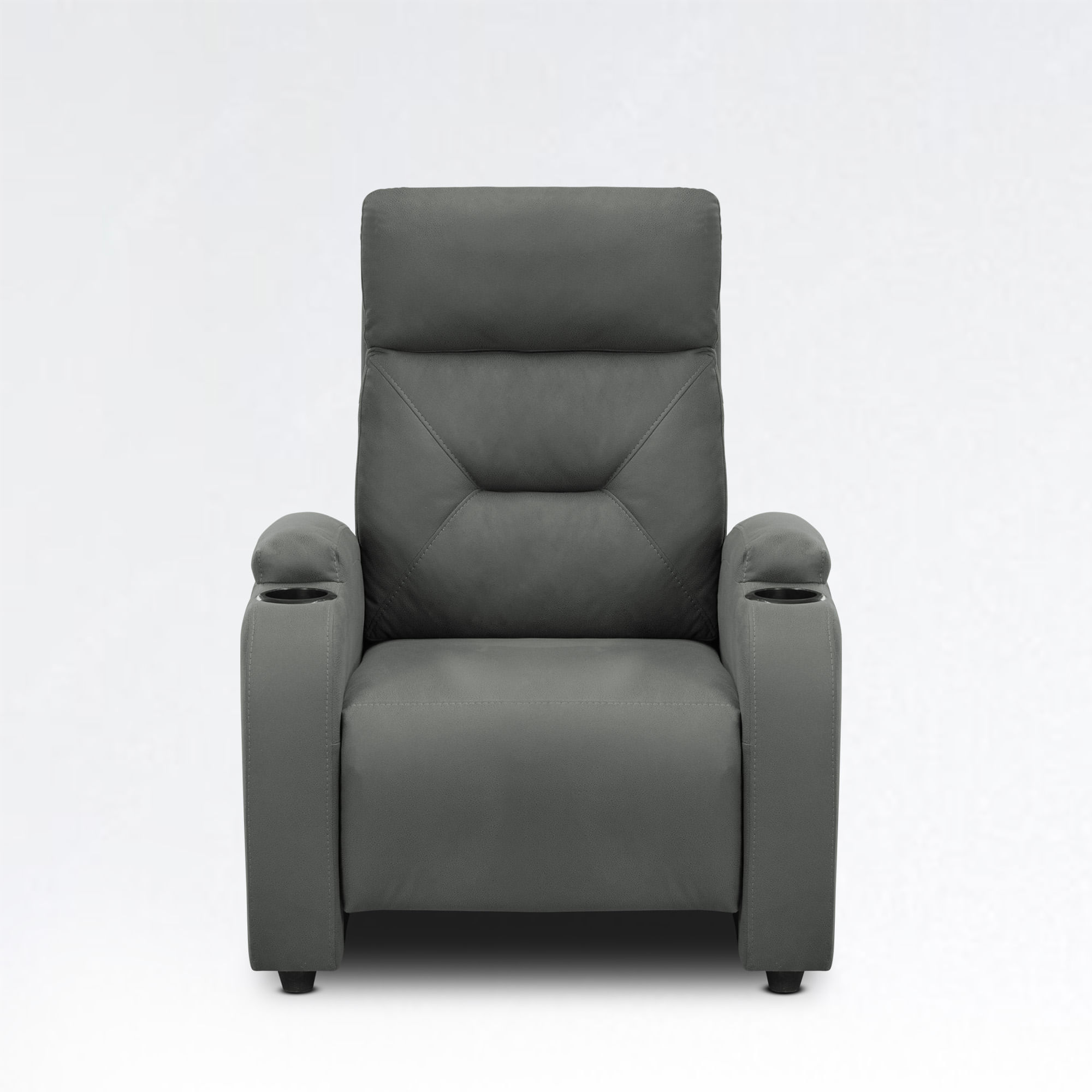 Silla Reclinable Push Elite Living Logan  100x77x85 Gris