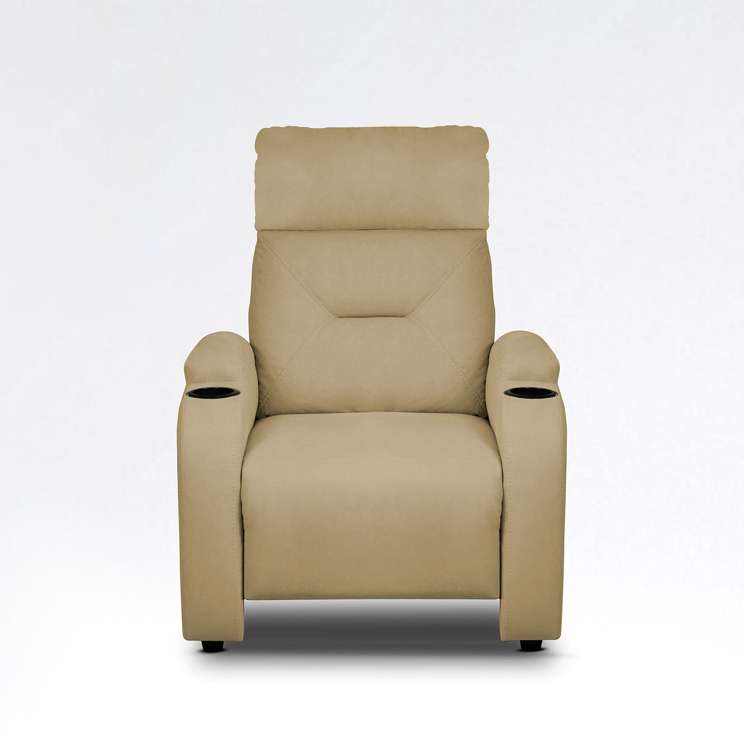 Silla Reclinable Push Elite Living Logan  100x77x85 Camel