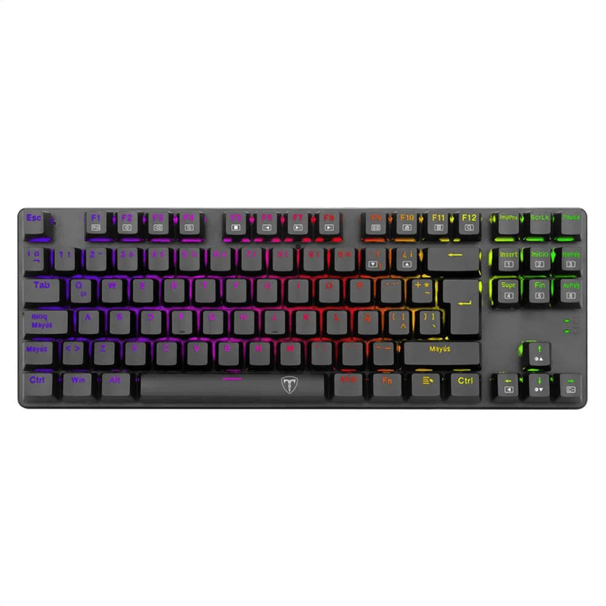 Teclado Gamer Mecánico TKL T-Dagger T-TGK315 Bora RGB Switch Blue