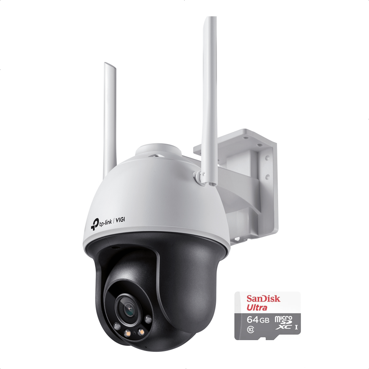 Cámara IP Wifi Exterior Robótica 4MP Tp-link Vigi C540-W + Micro SD 64GB