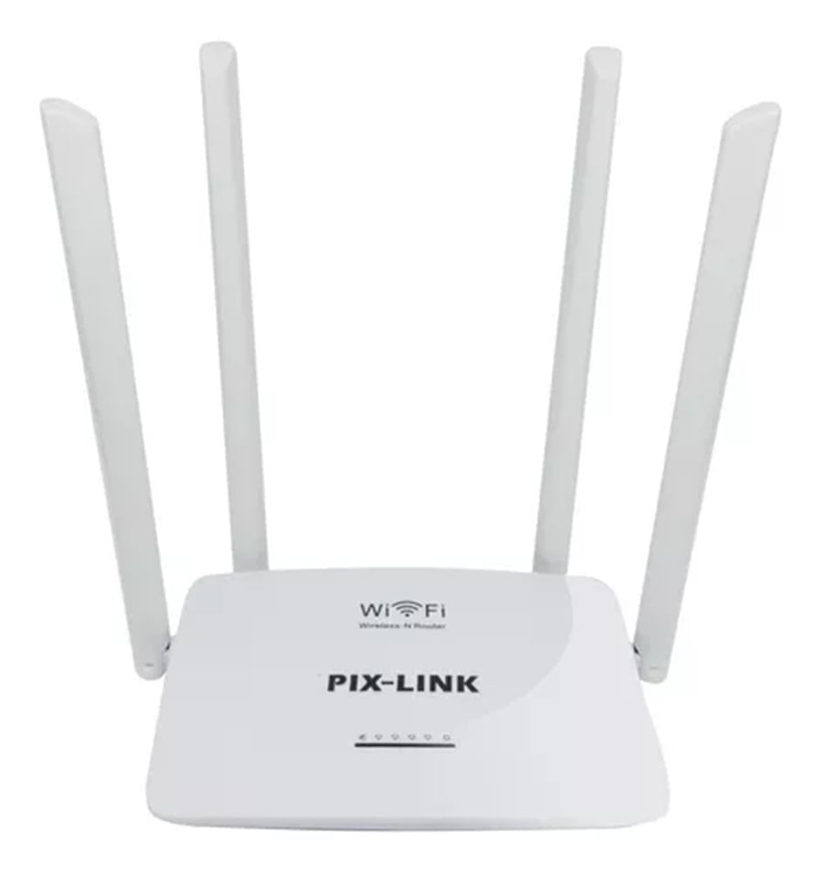 Repetidor de Señal Wifi 4 Antenas Pix-Link Wr08 Router Rompe Muros