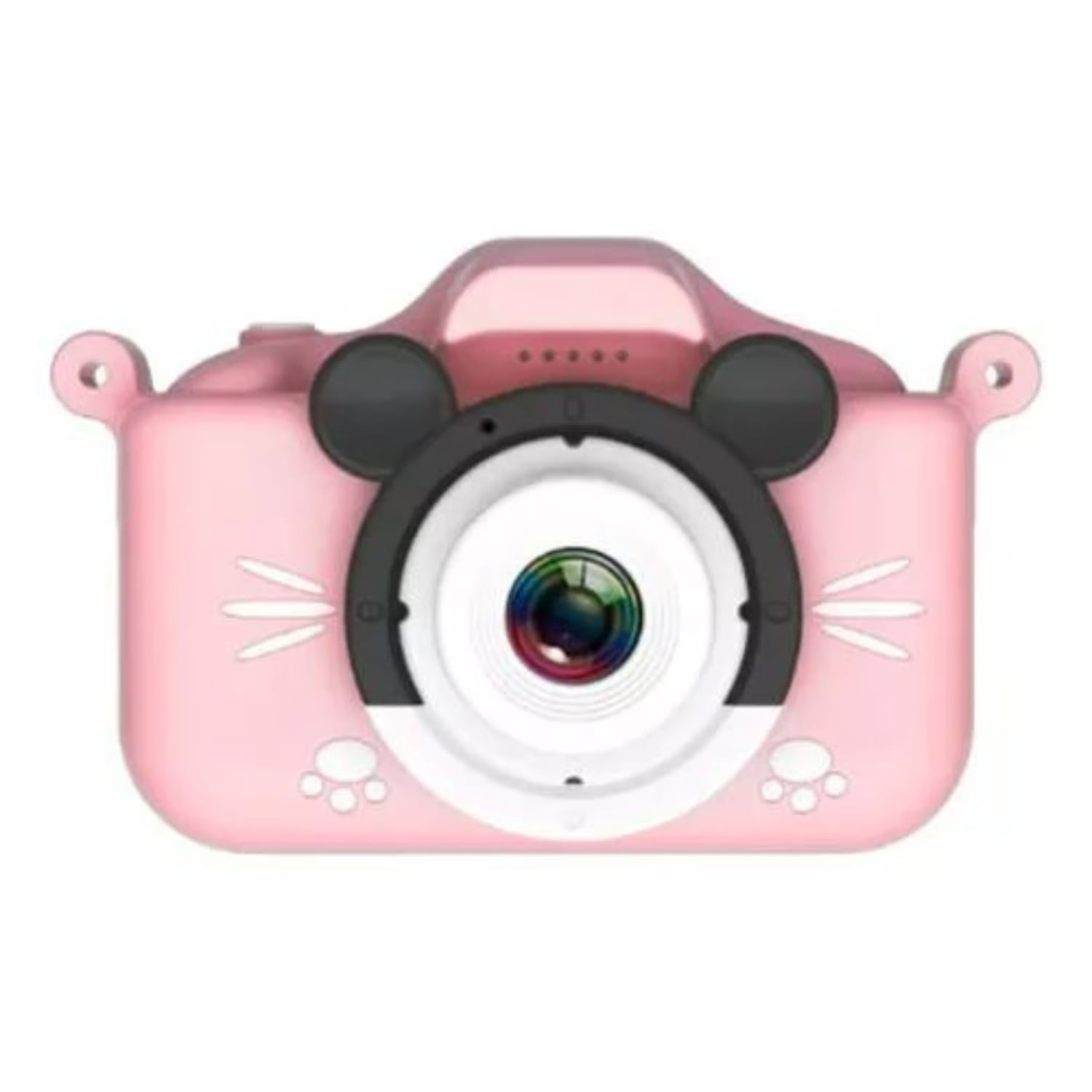 Camara Digital Para Niños Mickey Rosa Recargable