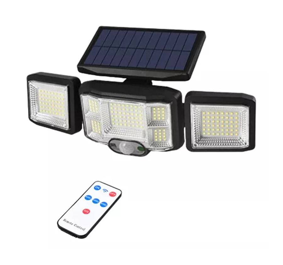 Lampara Led Solar Iluminación Jardín Patio Hogar Exteriores