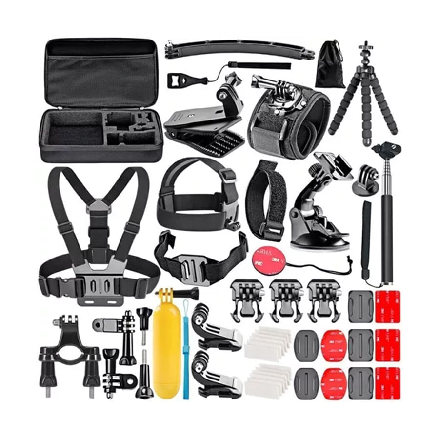 Kit 50 Accesorios para camaras Gopro Hero 12 Hero 11 Hero 10 Hero 9