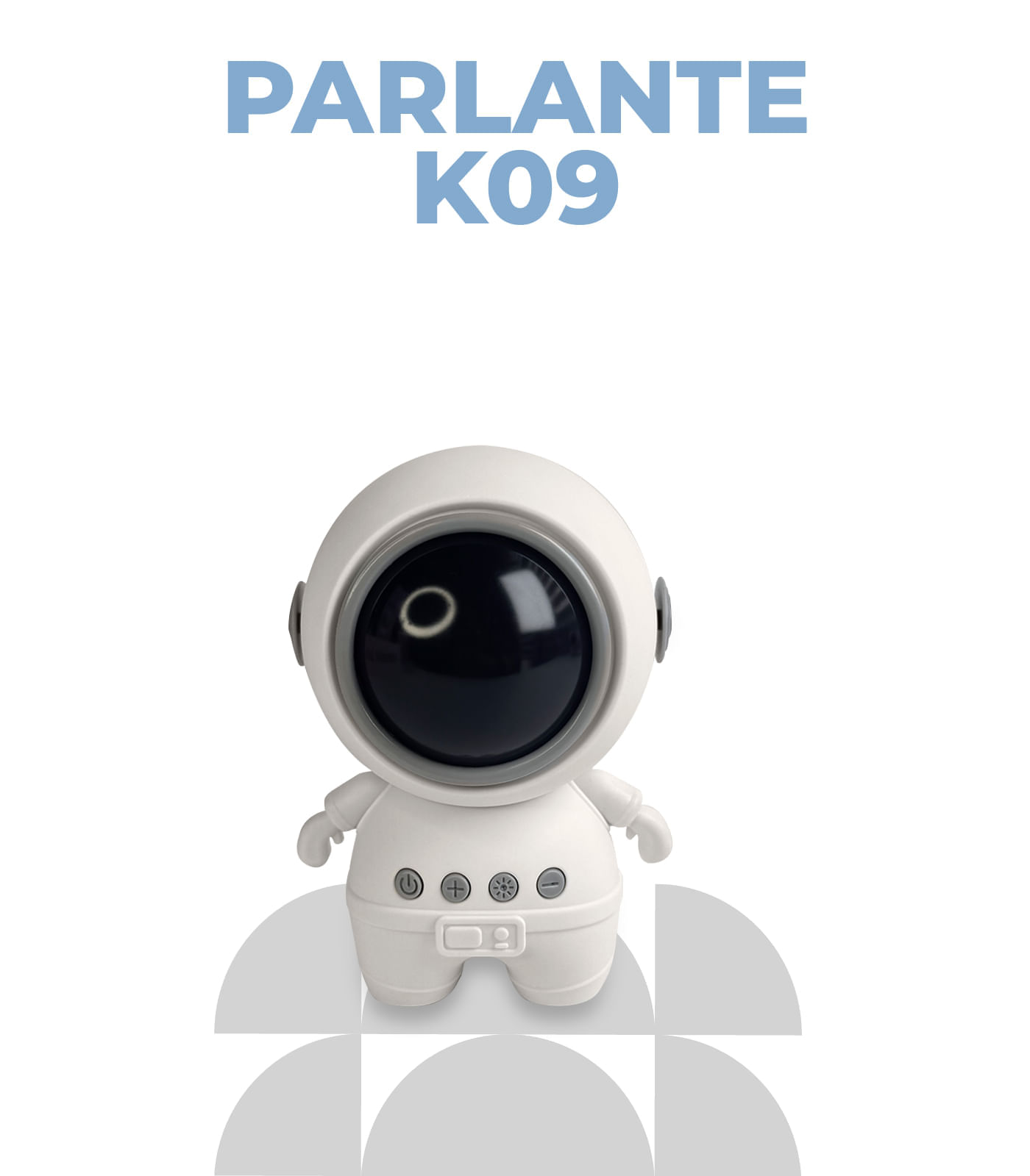 Mini Parlante Astronauta Blanco