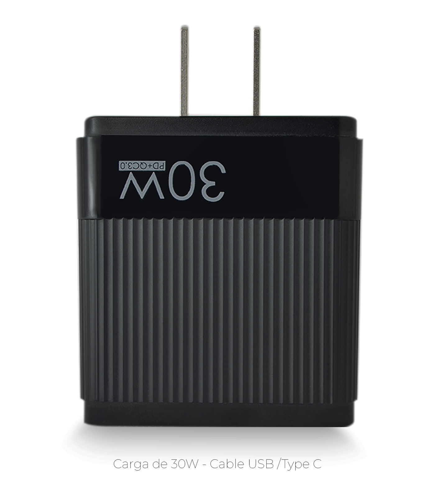 Cargador Completo Keke 30W USB Y TIPO C Negro