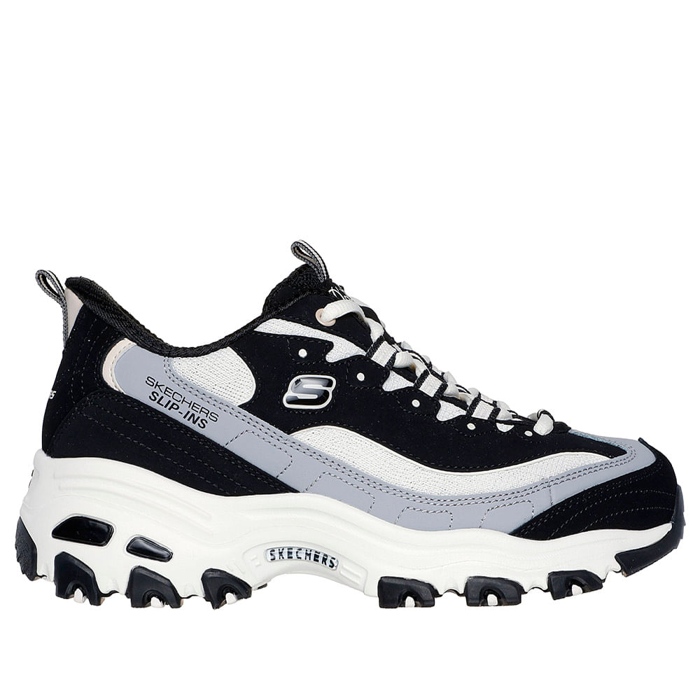 TENIS SKECHERS MUJER 150537BKNT D'LITES