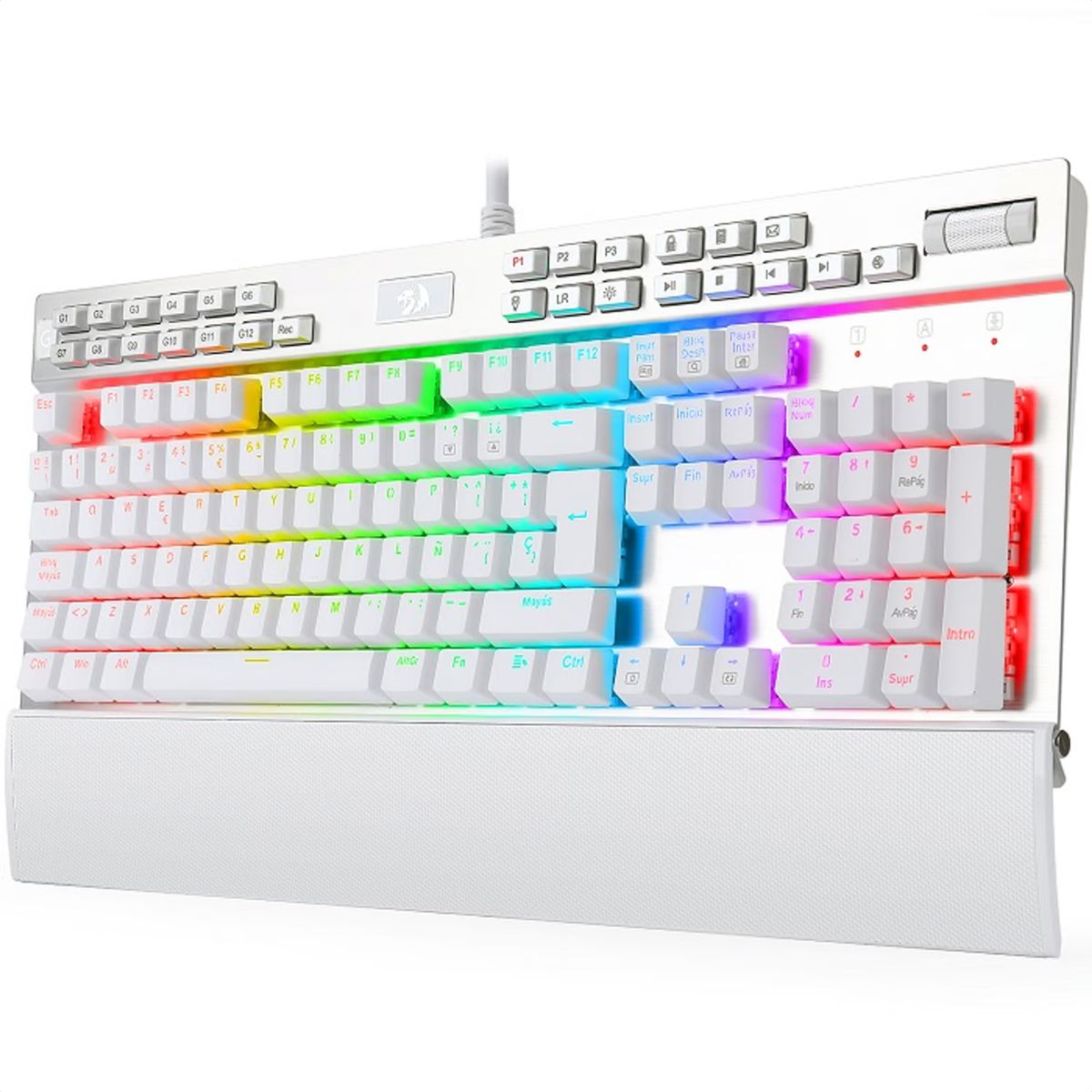 Teclado Gamer Redragon YAMA K550W Iluminacion RGB