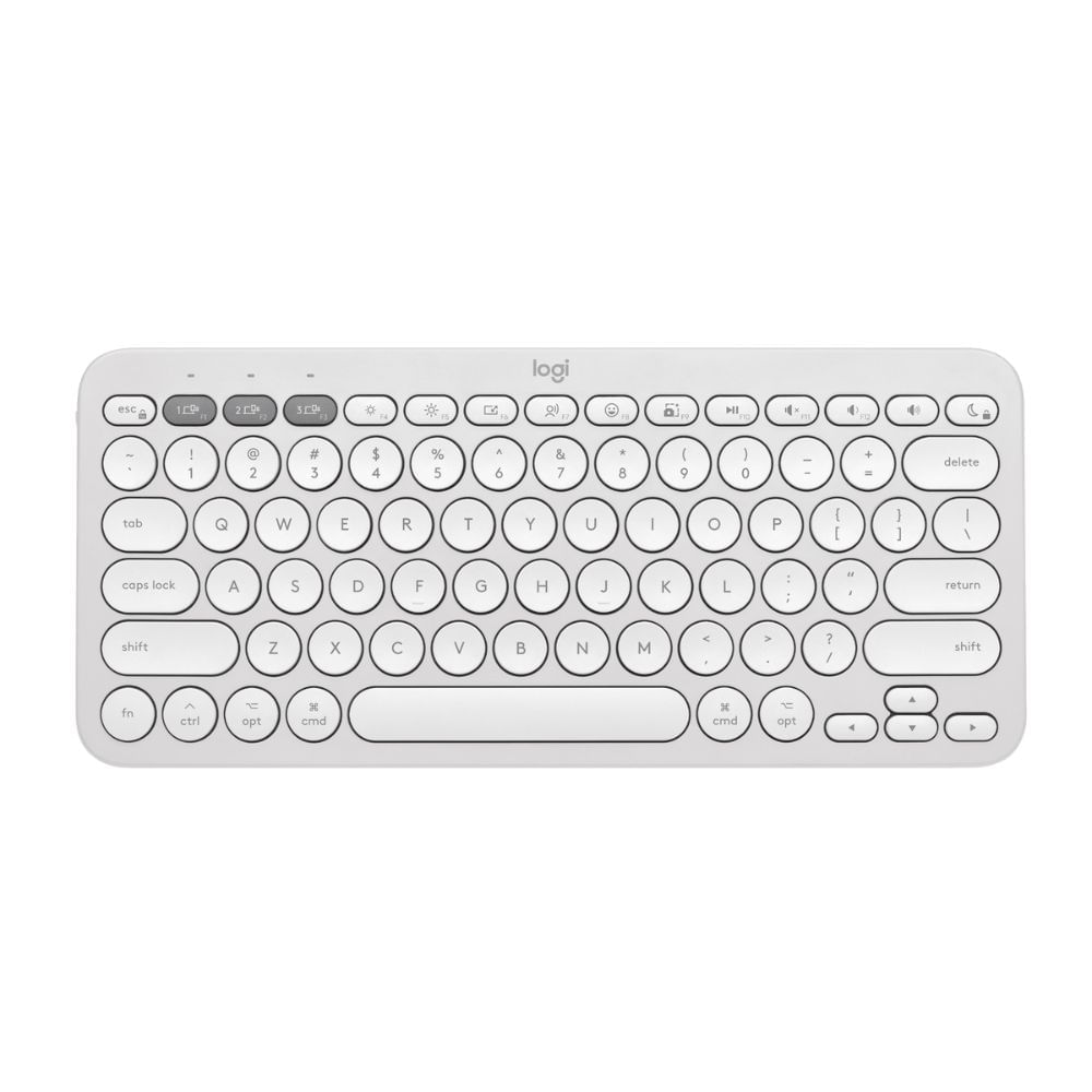 Teclado Bluetooth Pebble Keys 2 K380s Blanco