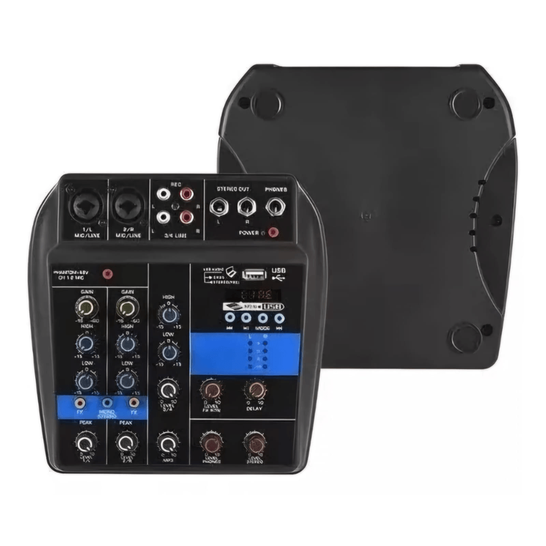 Consola Mezclador Audio Y Sonido Wvngr F2-mb Mixer 2 Canales