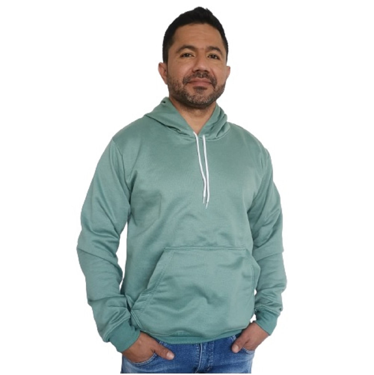 Buzo Capucha para Hombre GO PauSport1330 en Algodón Verde Hoja