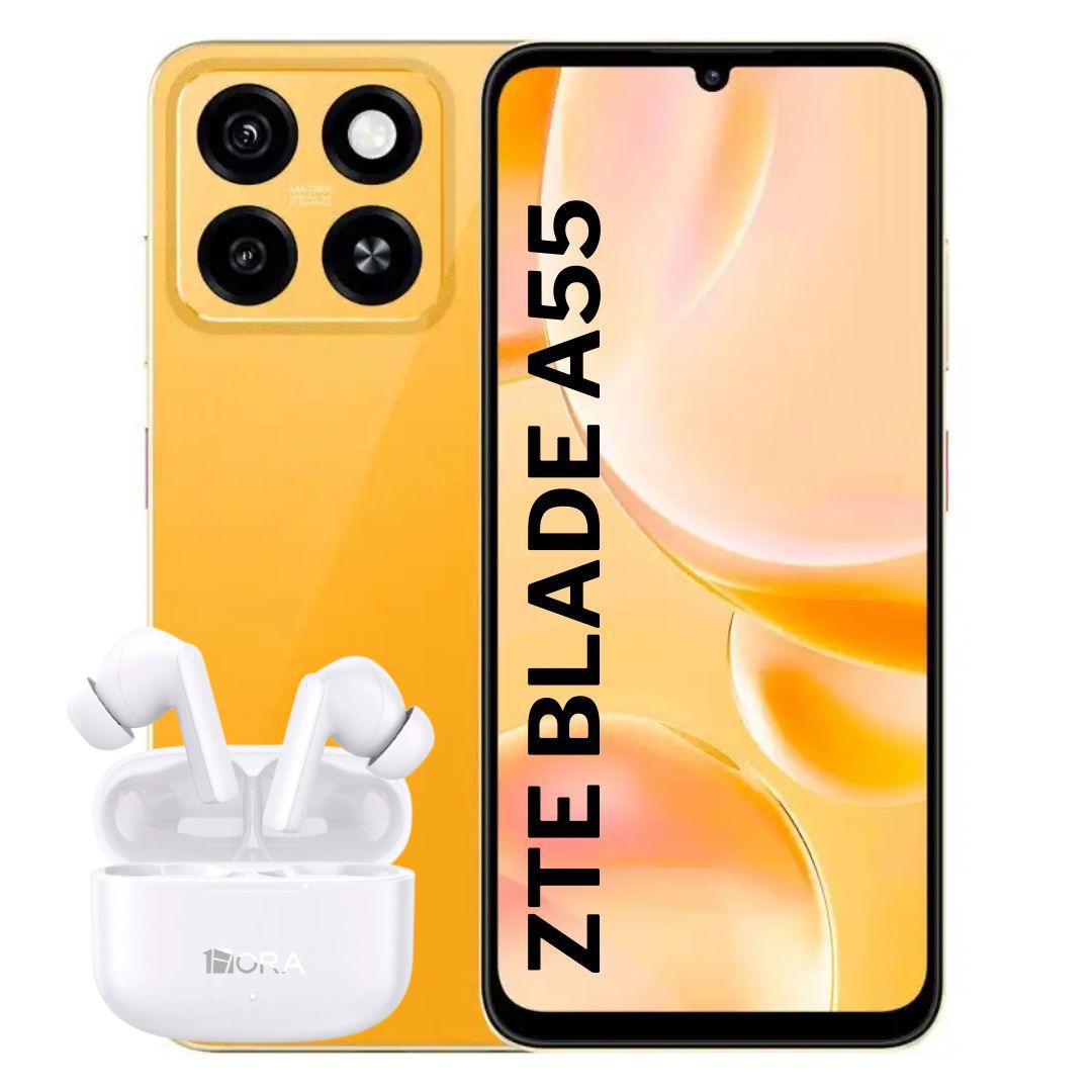 Celular ZTE BLADE A55 128GB/4GB – Naranja