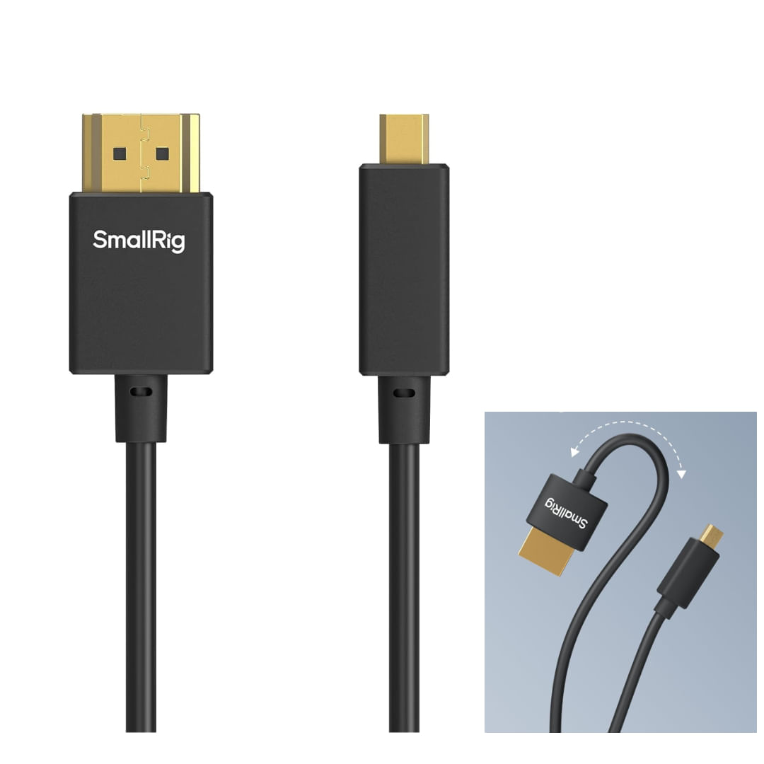 Cable micro HDMI a HDMI 100cm 4K (D a A) Smallrig 4795