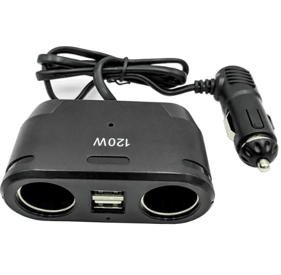 Cargador Modulador Para Carro Cigarrera USB
