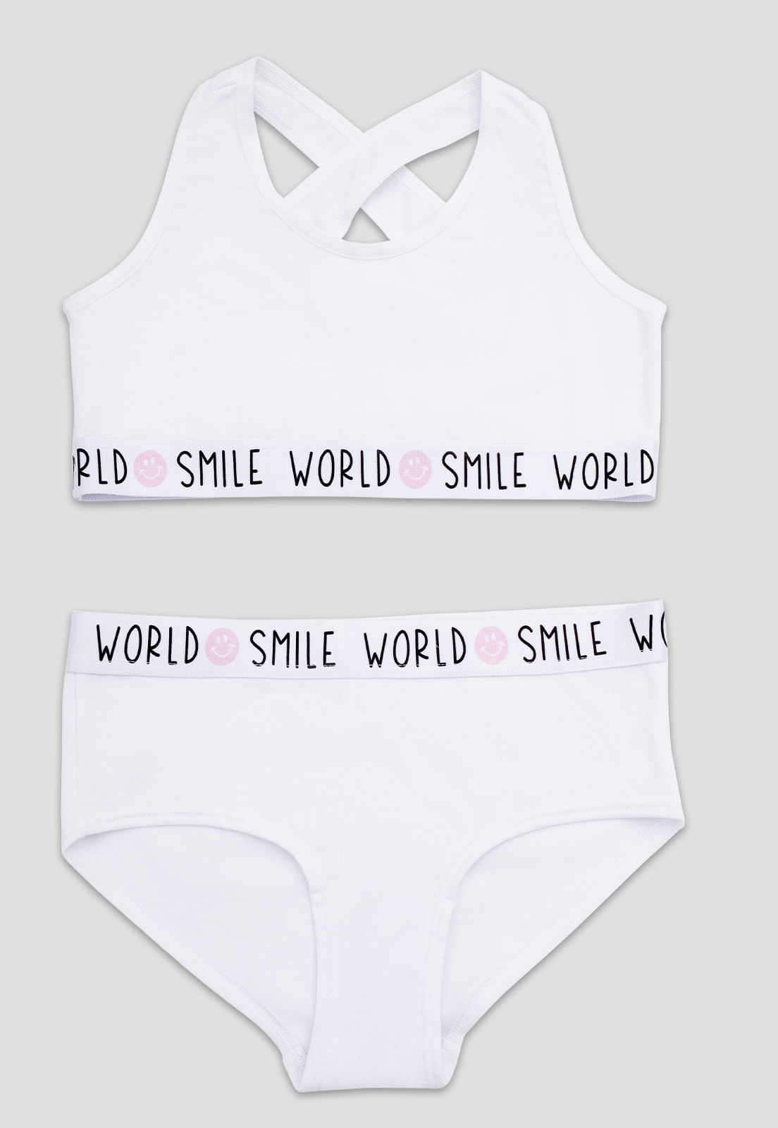 Conjunto Infantil Femenino Blanco Fi 106194