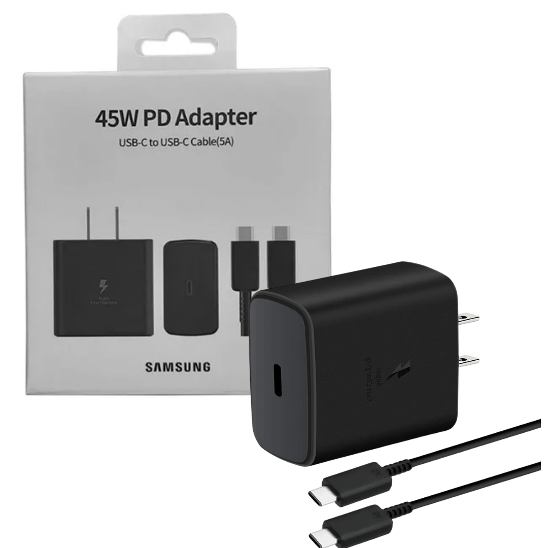 Adaptador de Corriente Samsung 45W Original + Cable