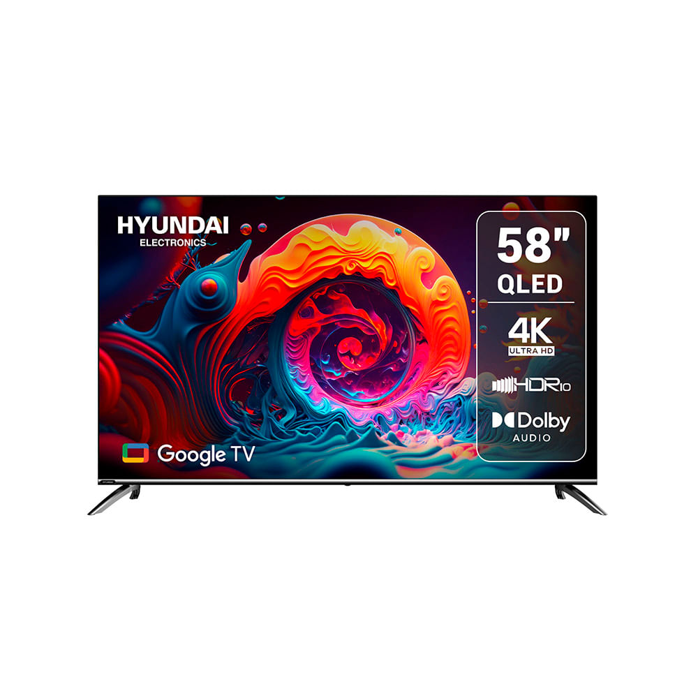 TELEVISOR HYUNDAI 58 PULGADAS 147.3CM 4K UHD HYLED5813QG