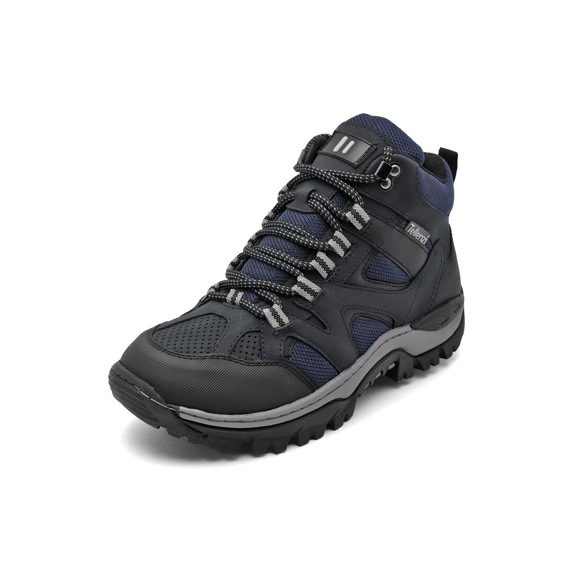 Bota Outdoor Hombre Negro-Azul tellenzi 9-101