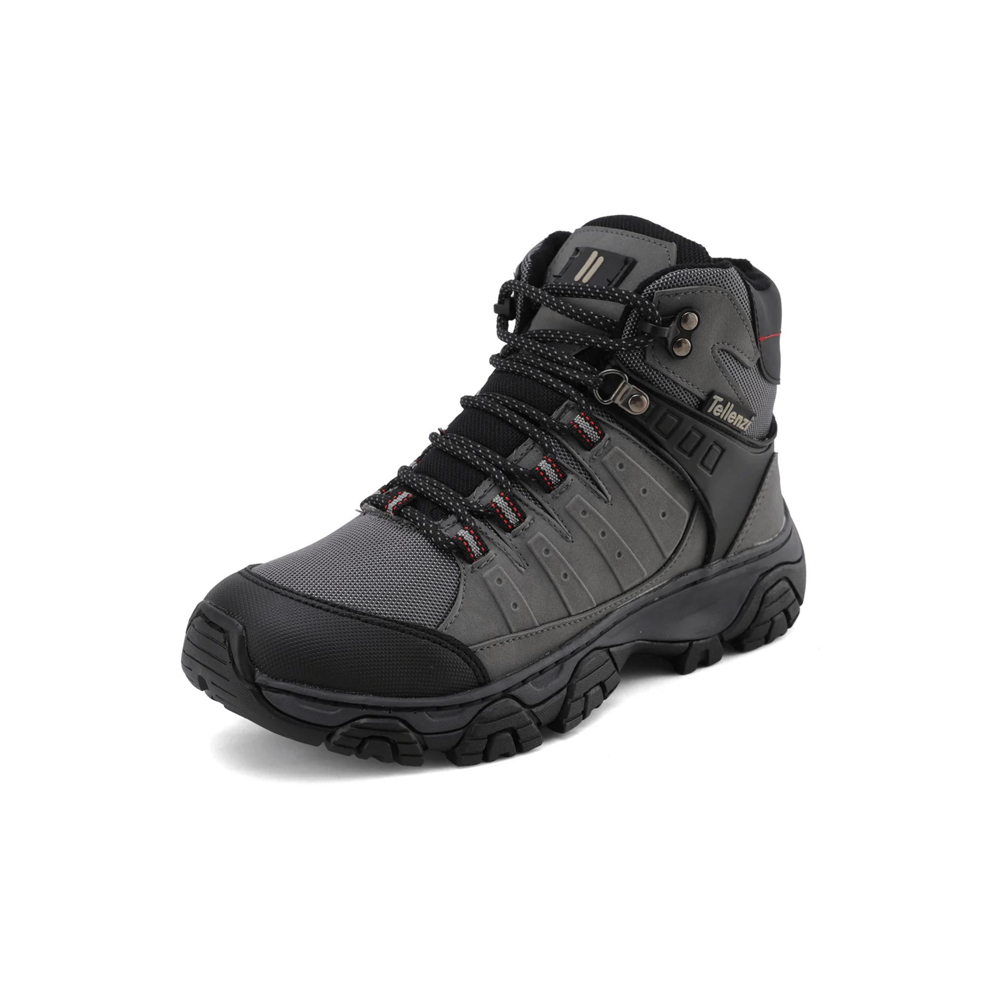 Bota Hombre Outdoor Gris-Negro Tellenzi 7-212