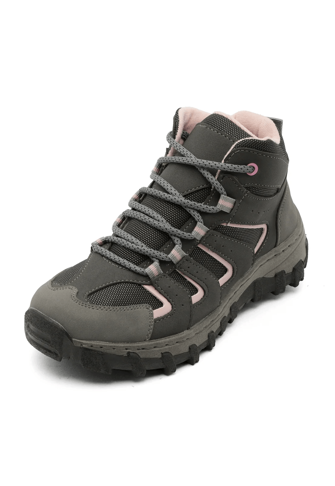 Botas Mujer Outdoor 8-1068 Gris-Rosa Tellenzi
