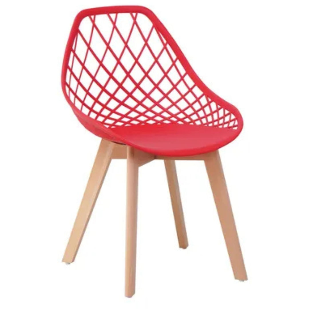 Silla De Comedor Firenze Roja