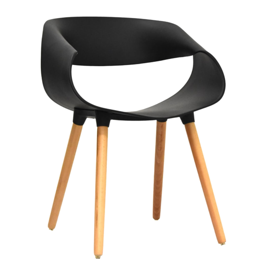 Silla Comedor Parma Negra