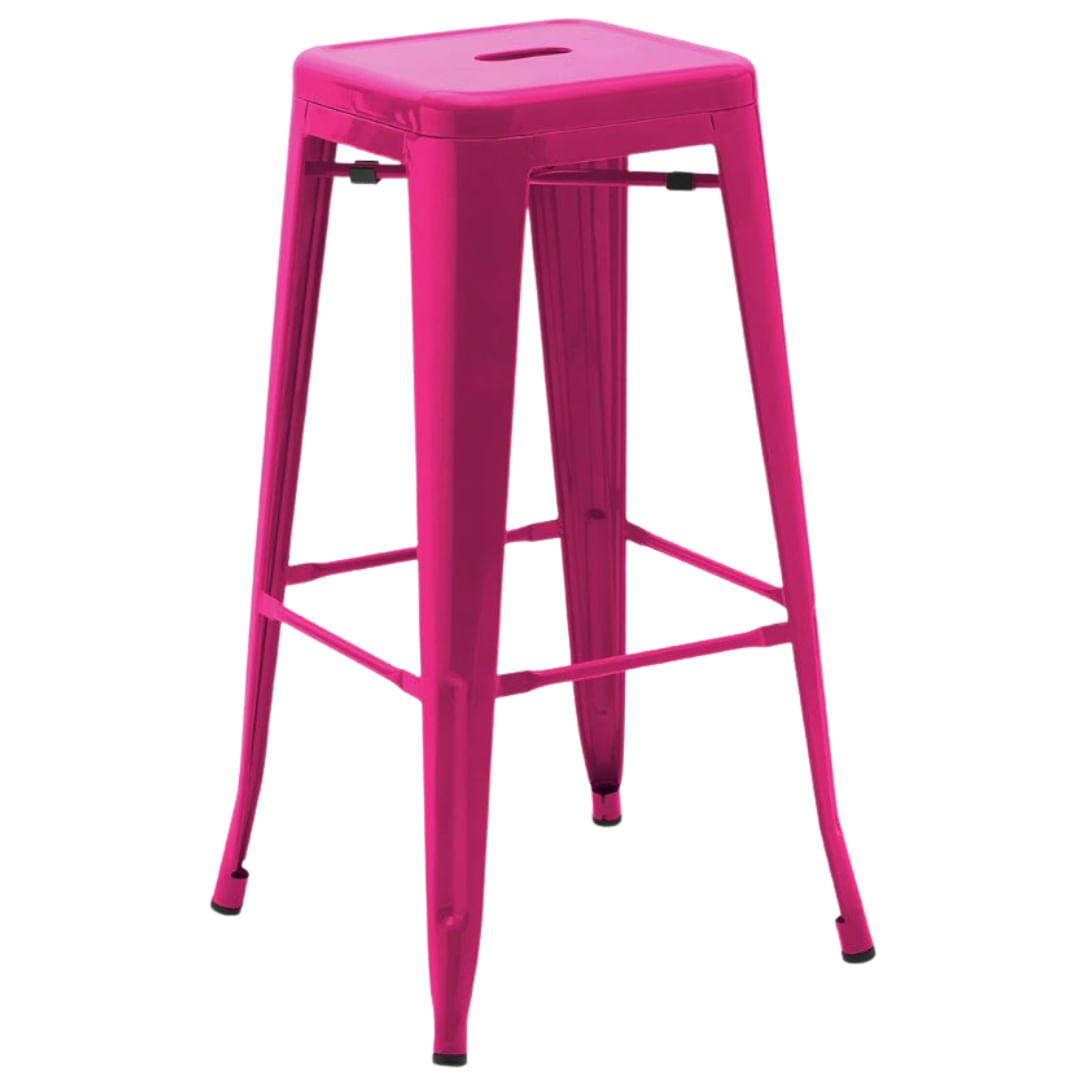 Butaco Bar Metalico Fucsia 75cm