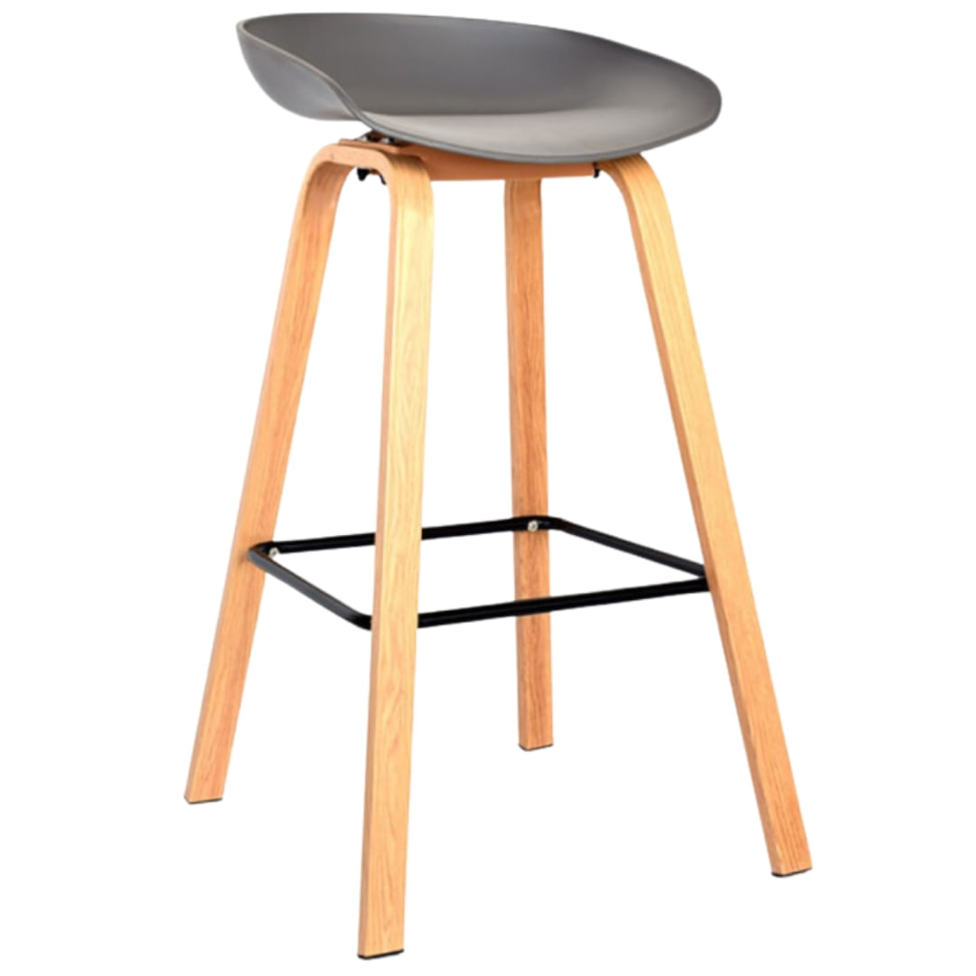 Silla De Bar Ferrara Gris