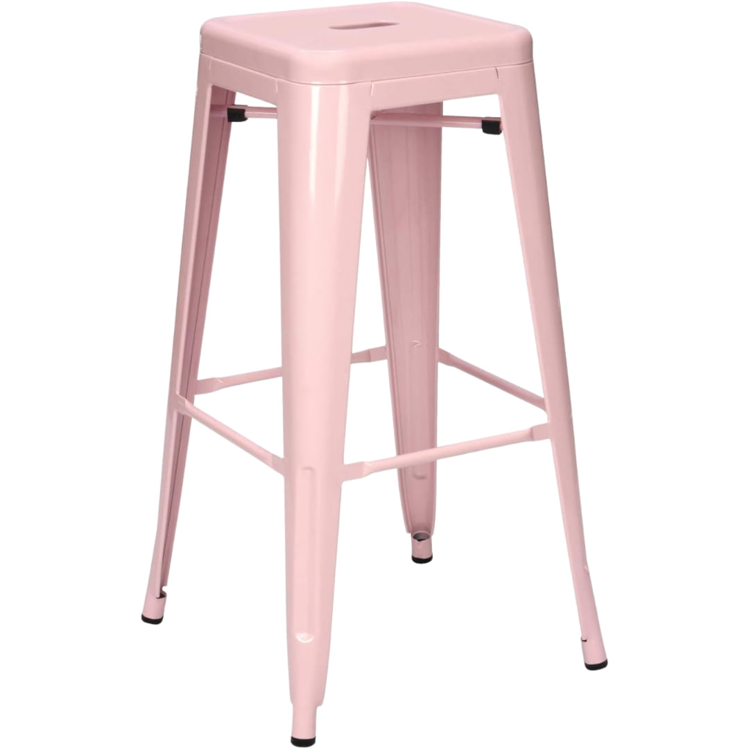 Butaco Bar Metal Rosado 75cm