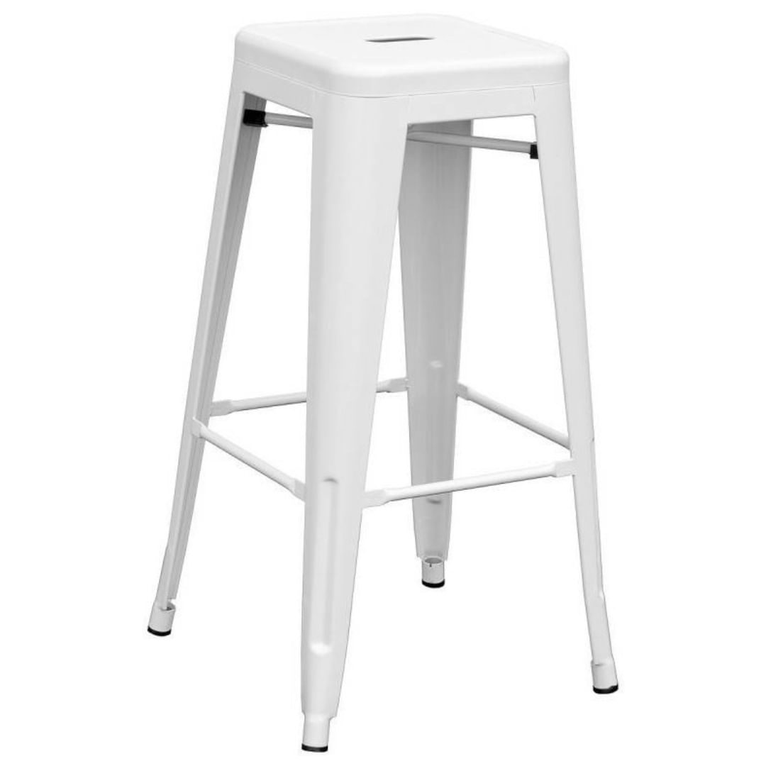 Butaco Bar Metalico Blanco 75cm