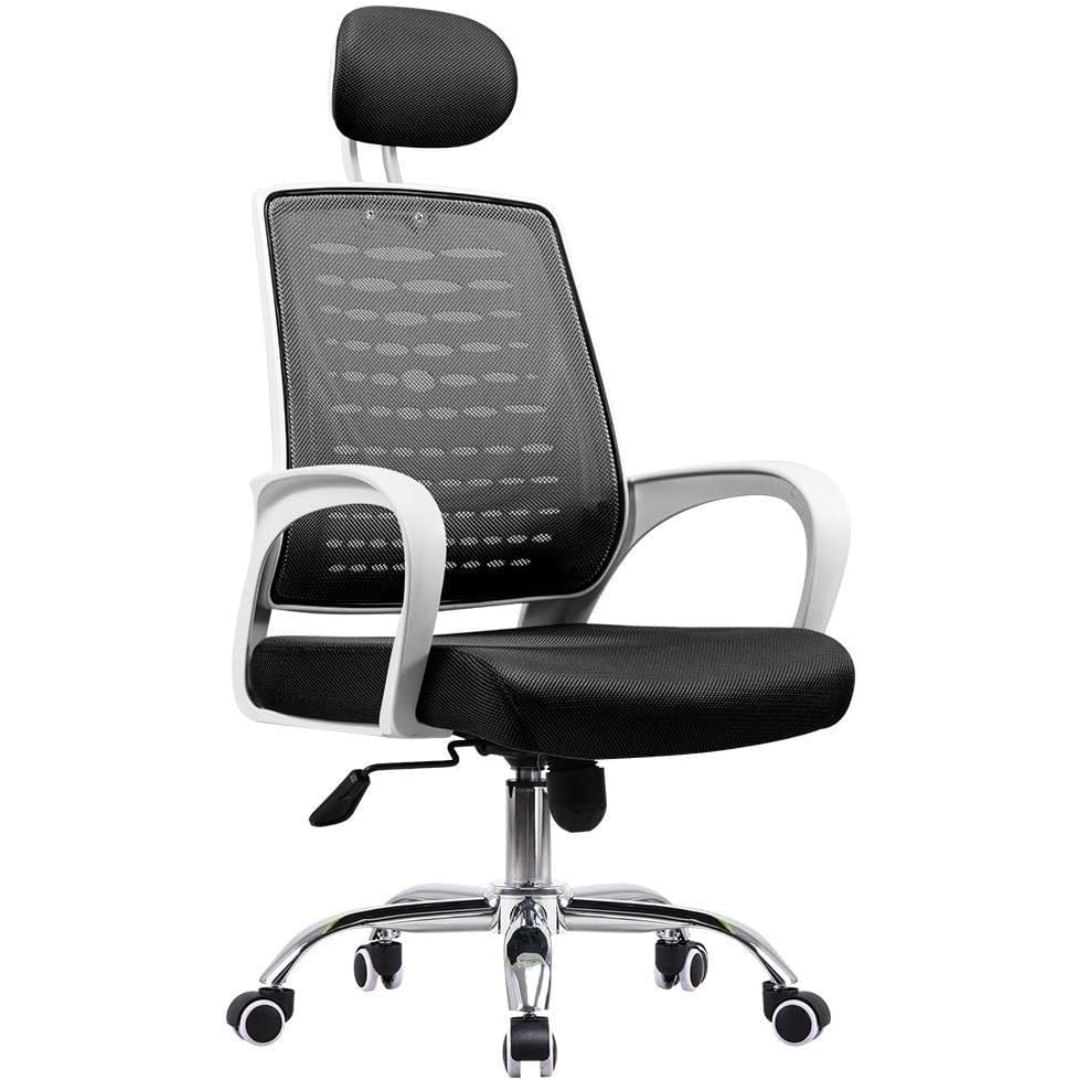 Silla Gerencial Dynamic Blanca Negra