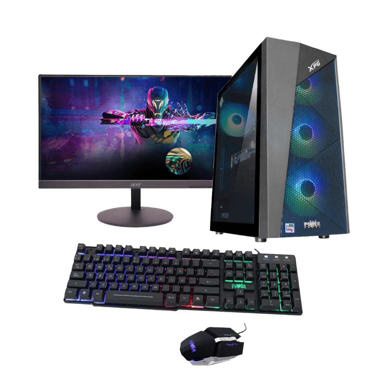 Computador Gamer Monitor 21.5" 100hz Procesador AMD Ryzen 5 5600GT DISCO DURO 512GB SSD 16GB&nbsp;Video 3050 6GB Sistema Operativo Windows Preinstalado