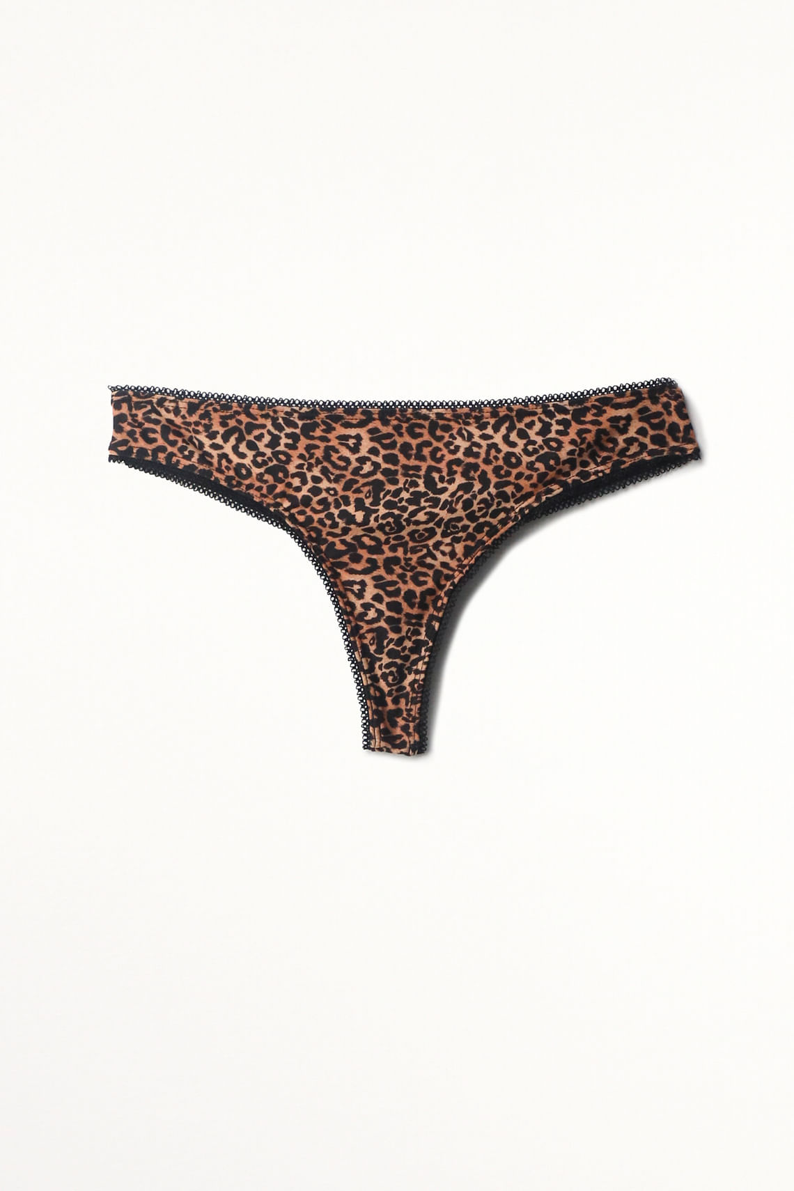 Panty tipo tanga animal print para mujer