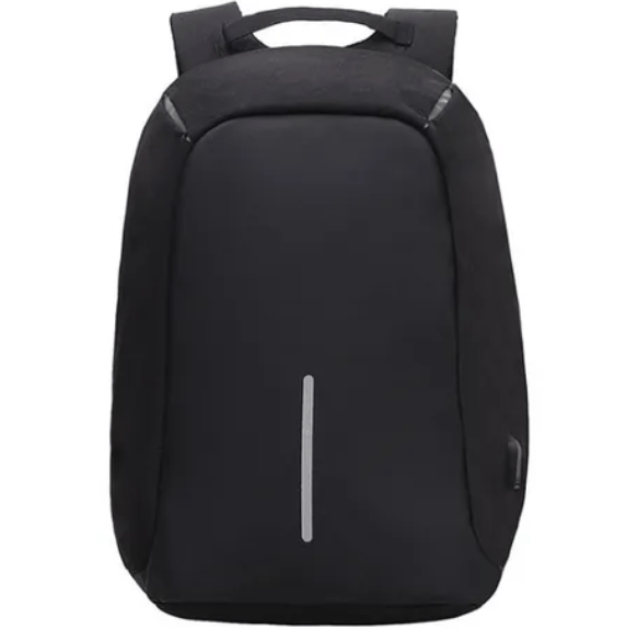 Mochila Antirrobo Impermeable Con Puerto USB Negro