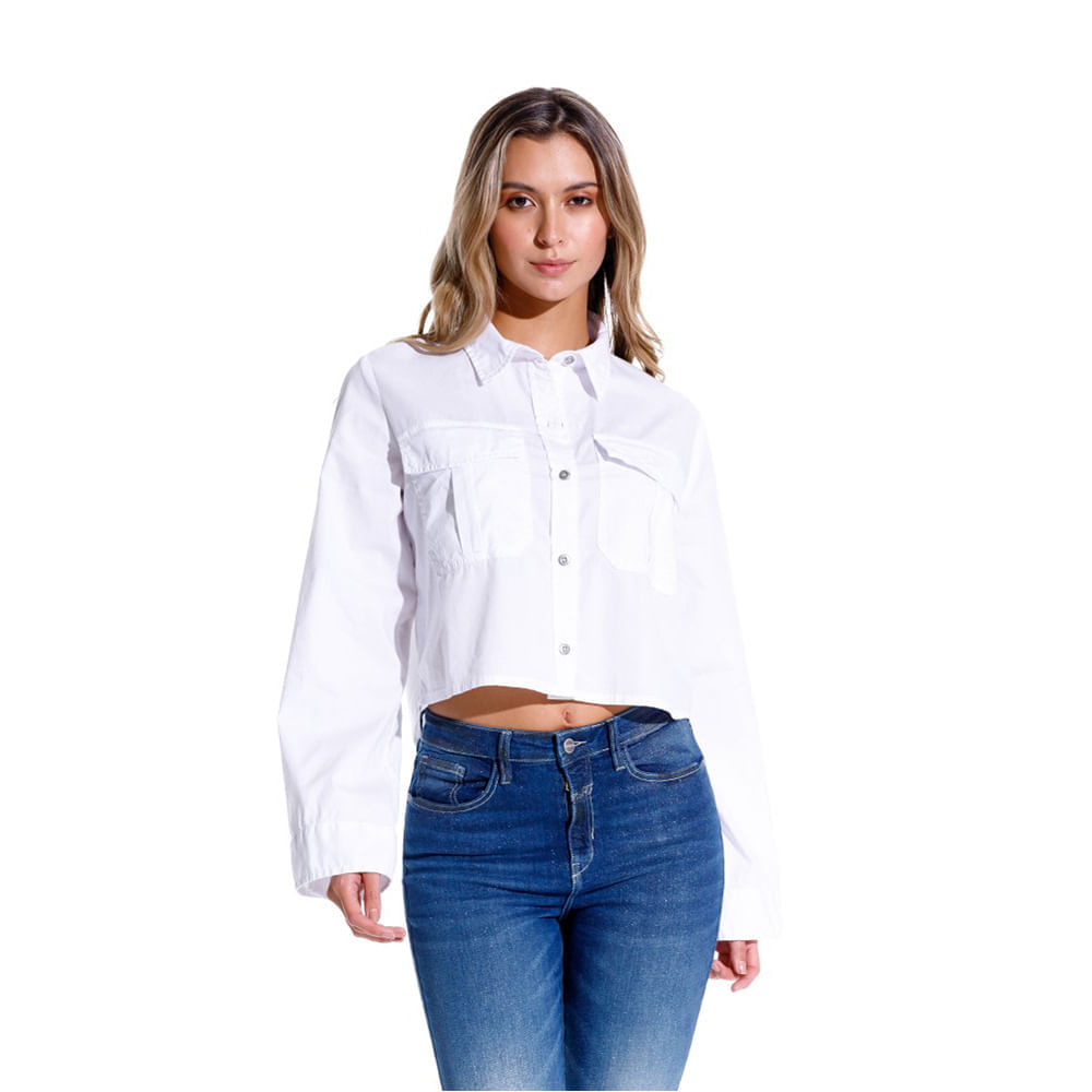 Camisa Manga Larga Para Mujer Ange Girbaud