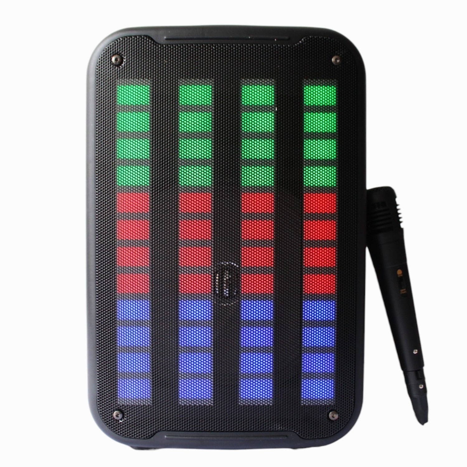 Parlante Inalambrico Potente Con Efectos Led Y Microfono