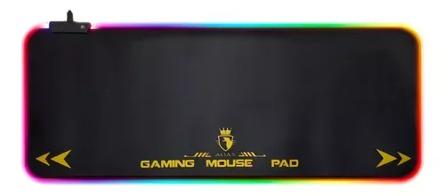 Mouse Pad Gamer Rgb Xl Aoas S4000 Waterproof 80x30cm 4mm Usb Color Negro