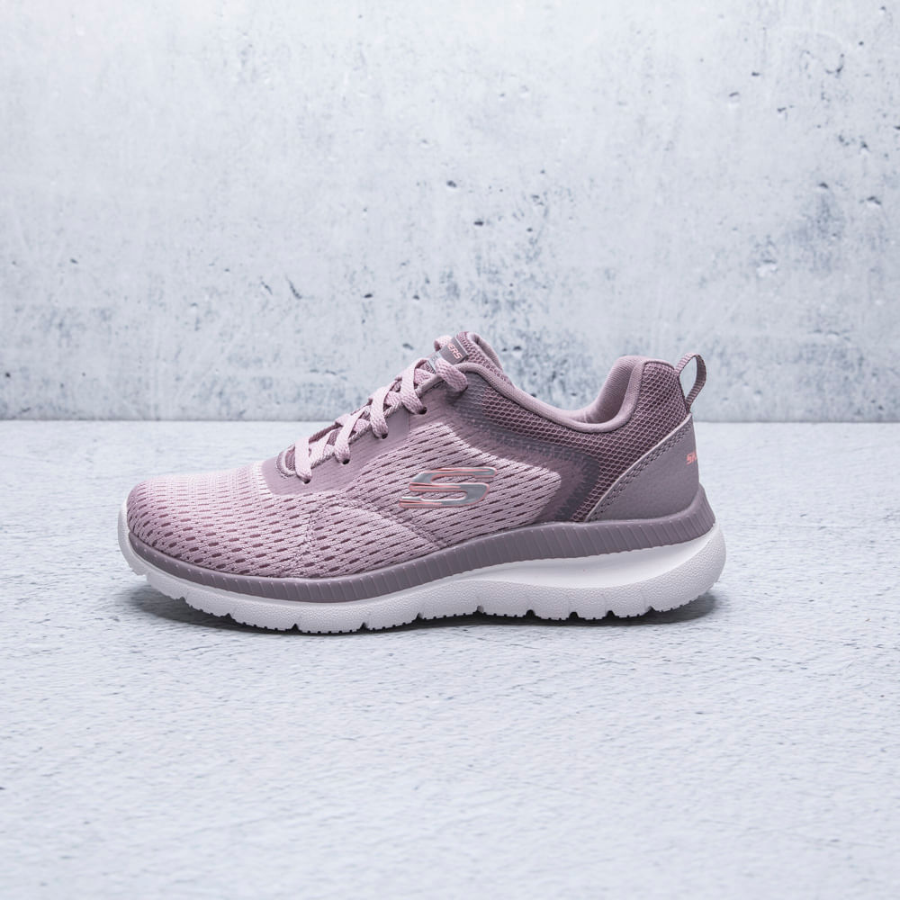 tenis skechers negros para mujer